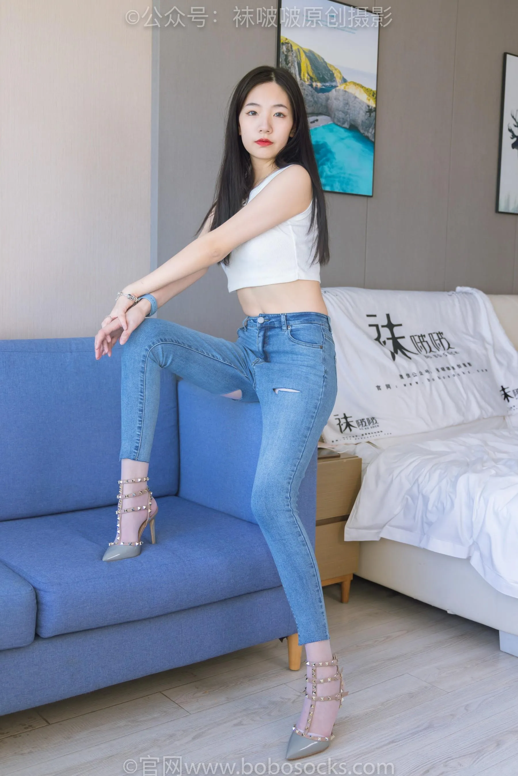 [BoBoSocks袜啵啵]NO.201 小甜豆-高跟鞋、白丝 [87P]插图6